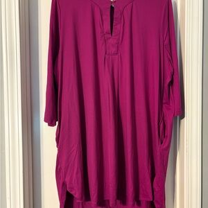 Women's pink swim coverup